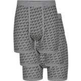 👉 Boxershorts per 3 stuks met grafisch dessin G Gregory Grijs/Zwart