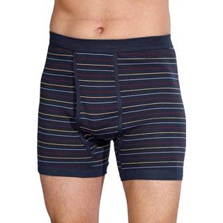 👉 Boxershort marine gestreept mannen katoen Boxershorts per 3 stuks met ingebreid strependessin G Gregory 4055708857469 4055708857445