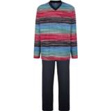 👉 Pyjama gestreept mannen marine katoen met ingebreide strepen Hajo 4059657672531 4059657672524