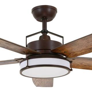 👉 Plafondventilator brons Louisville LED lamp brons/Koa 9333509144137