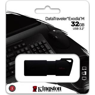 👉 M Kingston DataTraveler Exodia 32GB USB-stick (DTXM/32GB) 740617326185