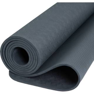 👉 Antraciet TPE Spiru Yogamat Antraciet- Extra Dik - 6 mm 183 x 61 cm 7141262555280