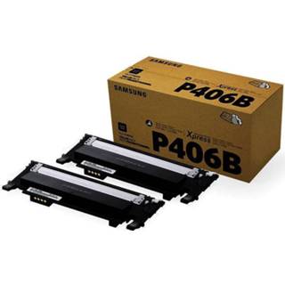 👉 Toner cartridge zwart Samsung CLT-P406B/ELS cartridges (2 stuks) 191628445844