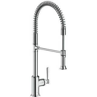 👉 Keukenkraan RVS Hansgrohe AXOR Montreux 1-gats Semi-Prof m. flexibele uitloop look