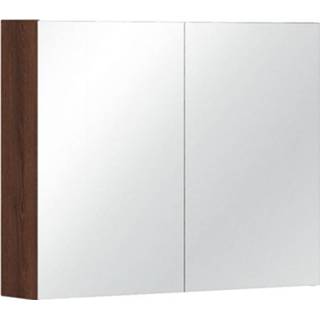 👉 Spiegelkast Allibert Look Stopcontact VDE 80x65x18 cm Eik Charleston