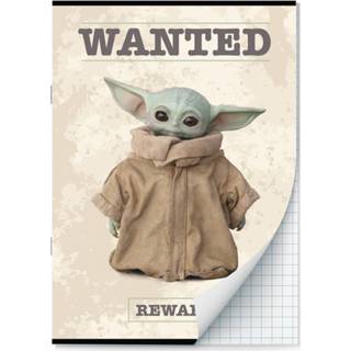 👉 Schrift active mannen The Mandalorian Schriften ruitjes - A4 Set van 2 stuks 9789464321968