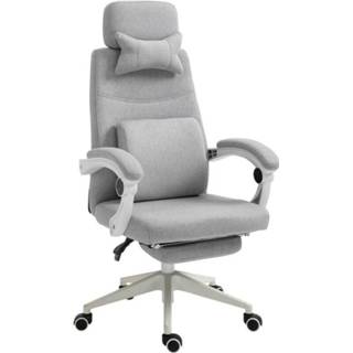 👉 Bureaustoel grijs active Vinsetto draaibaar, 4250871286935