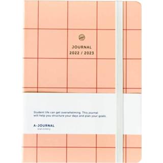 👉 Schoolagenda oranje active A-Journal 2022/2023 - Orange 8720254678764