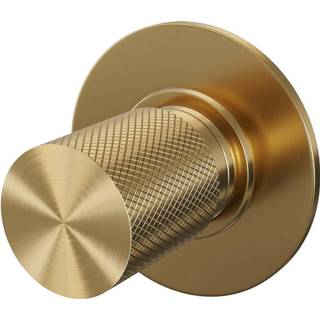 👉 Stopkraan goud messing Inbouw Brauer Gold Carving Rond 6.5 cm 8720359390677