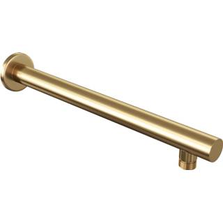 👉 Handdouche goud Regendoucheset Inbouw Brauer Gold Carving Thermostatisch 20cm met Wandarm en Staaf Losse Stopkranen Geborsteld 8720359390738