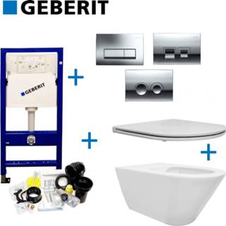 👉 Toiletset wit Geberit UP100 set10 Wiesbaden Stereo Rimless met Delta drukplaat 8719304270874