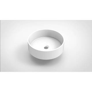 👉 Opbouw waskom wit Arcqua Case Rond 40 cm Mat 8720104402945