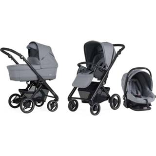 👉 Kinderwagen grijs active kinderen Bébécar Pack Prow+ incl. Easymaxi - Dark Grey 2500001518620