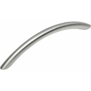 👉 Meubelgrep nikkel vintage Intersteel Meubelgreep Gebogen 110 mm mat 8714186036563