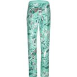 👉 Joggingbroek vrouwen katoen grafisch groen grijs met modieuze print rondom Harmony Lichtgroen/Jadegroen/Grijs 4055708382411 4055708382442