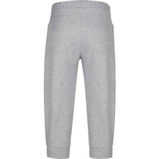 Jogging broek gemêleerd vrouwen katoen grijs marine Joggingbroeken per 2 stuks met steentjes en split aan de zoom Harmony Grijs/Marine 4055708746923 4055708746886