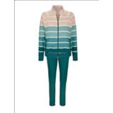 👉 Joggingpak met ingebreid streepdessin Harmony Salie/Jadegroen/Donkergroen