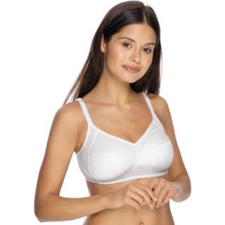 👉 BH katoen vrouwen wit comfortabel effen Bh's per 2 stuks van 100% Viania 4013378317140 4013378317119
