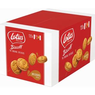 👉 Koekje stuks drank Lotus Biscoff gevulde speculoos, doos van 120 met 1 koekje, 10 g, speculooscrème 5410126016413