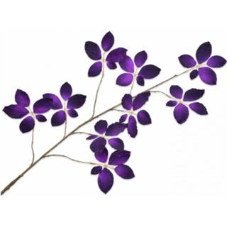 👉 Kunstbloem paars fluweel active Silk-ka Bladtak 114 cm 8718648364645
