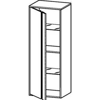 👉 Hoge kast Duravit Ketho 50x132x36cm rechts basalt