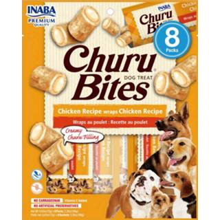👉 Hondensnack active 8x Inaba Churu Rolls Kip 76 gr