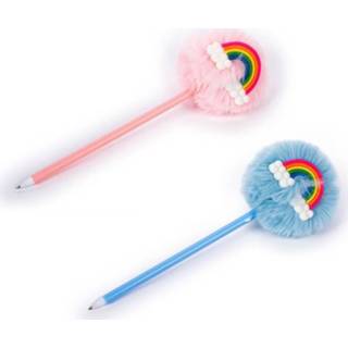 👉 Kawaii pompom pen regenboog 8058040124356