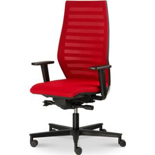 👉 Bureaustoel rood Rovo R12 -