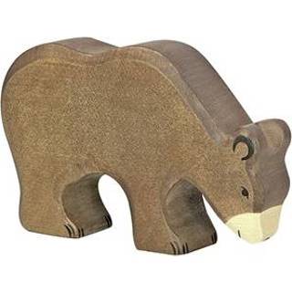 👉 Bruin stuks houten dieren Holztiger Brown bear, feeding 4013594801843