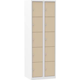 👉 Locker Hue 30 10-deurs - Taupe