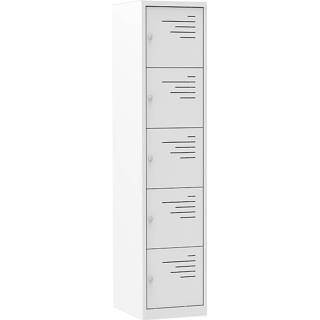 👉 Locker wit Stripe 40 5-deurs -