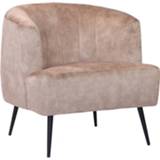 👉 Fauteuil taupe Bronx71 Velvet Billy 8720168887375