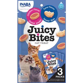 👉 Kattensnack active 6x Inaba Juicy Bites Tonijn - Kip 34 gr