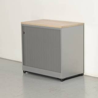 👉 Roldeurkast aluminium Ahrend roldeurkast, aluminium, 75 x 80 cm, incl. 1 legbord, topbladkleur naar keuze