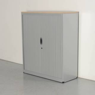 👉 Roldeurkast aluminium Aspa roldeurkast, aluminium, 136 x 120 cm, incl. 2 legborden, topbladkleur naar keuze