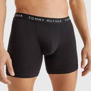 👉 Boxershort grijs m zwart wit Tommy Hilfiger boxershorts 3-pack grijs-zwart-wit 8720116318937