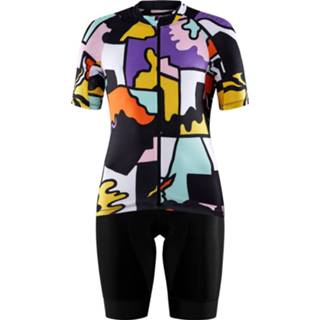 👉 Fietsshirt active fietskleding vrouwen CRAFT Adv Endur Graphic Dames set (fietsshirt + fietsbroek) (2 artikel 4260761692913