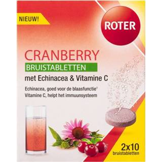 👉 Bruistablet active Roter Cranberry Bruis 20 bruistabletten 8713304955700