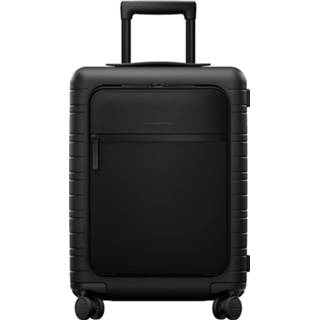 👉 Trolley polycarbonaat zwart Horizn Studios M5 Smart Cabin all black Harde Koffer 4260447326378