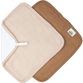 👉 Baby Bello Washandje Toasted Almond / Desert Rose 2 Stuks