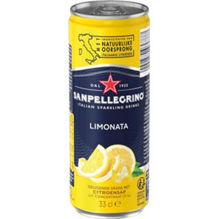 👉 Limonade blik stuks drank San Pellegrino limonata, sleek van 33 cl, pak 6 8002270936777