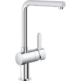 👉 Keukenkraan chroom flair GROHE 1-gats met draaibare uitloop 21 cm,