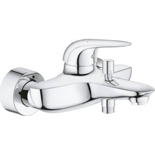 👉 Badkraan chroom wave GROHE met hendel en omstelling HOH = 15 cm,