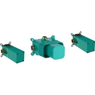 👉 Douchekraan dreams Wiesbaden inbouwdeel thermostatische met 2 stopkranen