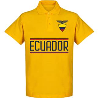 👉 Poloshirt geel Ecuador Team Polo Shirt -