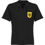 👉 Duitsland Retro Voetbalshirt 1950's - Zwart