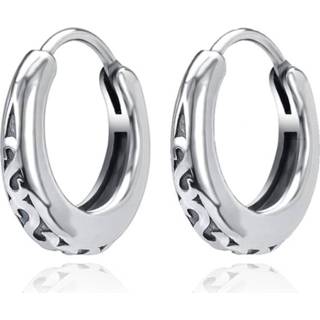 👉 Oorring zilverkleurig zilver edelstaal mannen Stalen oorringen Celtic 8720629983202
