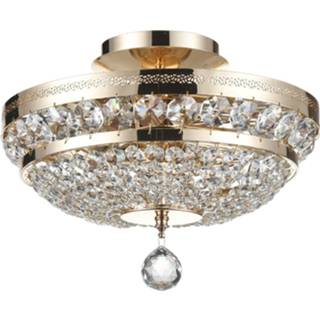 👉 Plafondlamp kristal goud Maytoni Ottilia plafondlamp, kristallen, Ø 32 cm 4251110014180