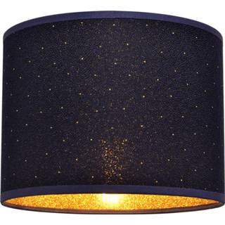 👉 Blauw goud donker Kap Abba E27 Ø20/hoogte 15cm blauw/goud 5902349231464