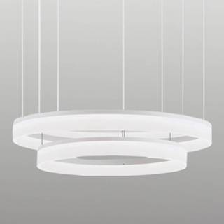 👉 Hanglamp wit LEDS-C4 Circ LED met 2 ringen, Ø100cm 8435381418021
